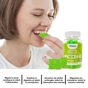 Gummies graine de chia – minceur & perte de poids