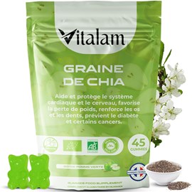 Gummies graine de chia – minceur & perte de poids en sachet de 45