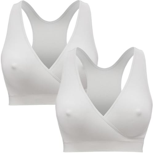 Medela - Lot de 2 brassières allaitement blanc - l