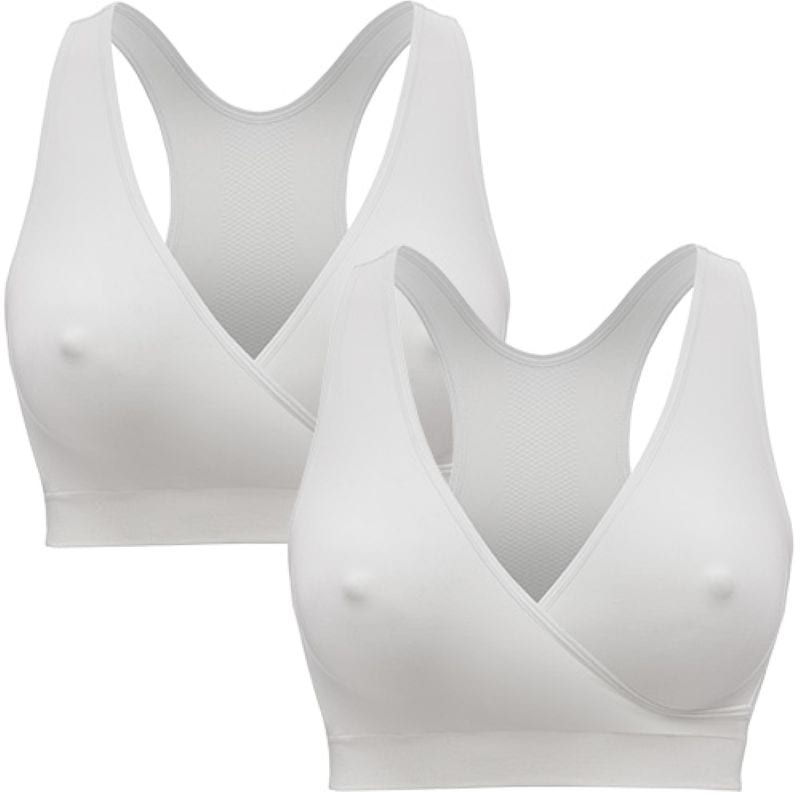 Lot de 2 brassières allaitement blanc - l (Medela) - Couverture