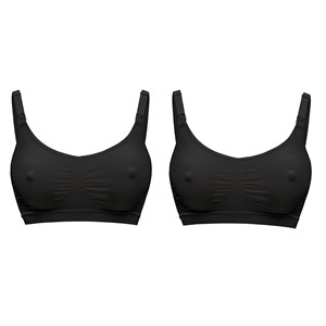 Lot de 2 soutiens-gorge allaitement noir - xl