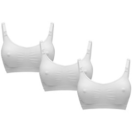 Lot de 3 soutiens-gorge allaitement blanc - l