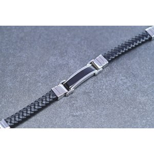 Gourmette leo-paul en acier 316l