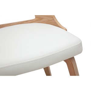 Chaise blanc et bois clair garbo