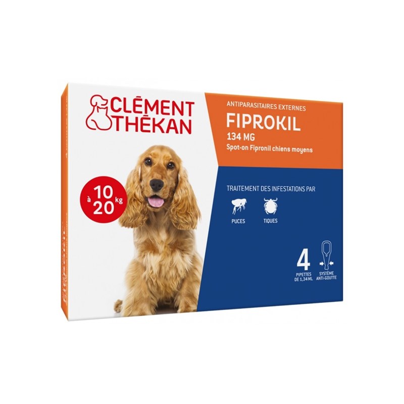 Clement Thékan - Fiprokil chien 10 - 20 kg - clement thekan