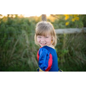 Robe blanche neige deluxe taille 5-6 ans