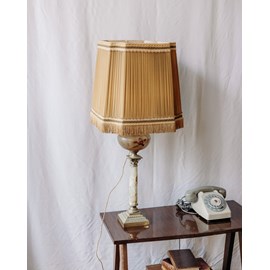 Grande lampe à poser en onyx n°529
