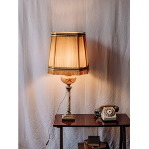 Grande lampe à poser en onyx n°529