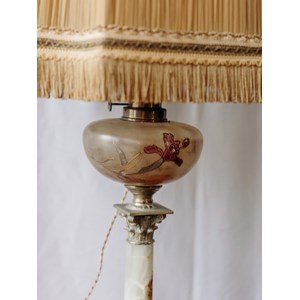 Grande lampe à poser en onyx n°529