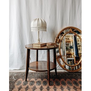 Table d'appoint ronde en bois n°531