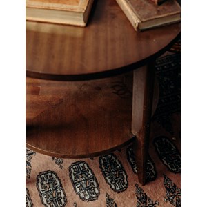 Table d'appoint ronde en bois n°531