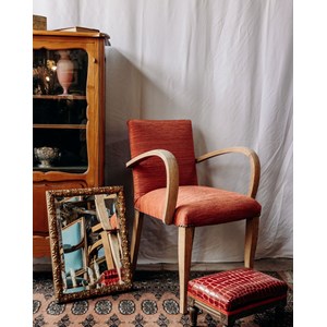 Fauteuil brigde en tissu n°607