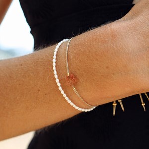 Bracelet perle de culture fines - l'écume