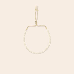 Bracelet perle de culture fines - l'écume