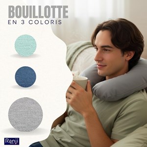 Tour de cou chauffant noyaux de cerise micro-onde - naturel, lavable & réutilisa