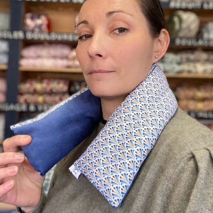 Bouillotte soin cervicale graine de lin emplâtre naturel chaud froid — free download