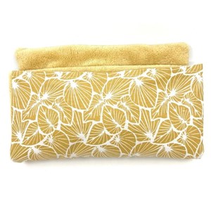 Bouillotte soin grandes zones graine de lin emplâtre naturel chaud froid