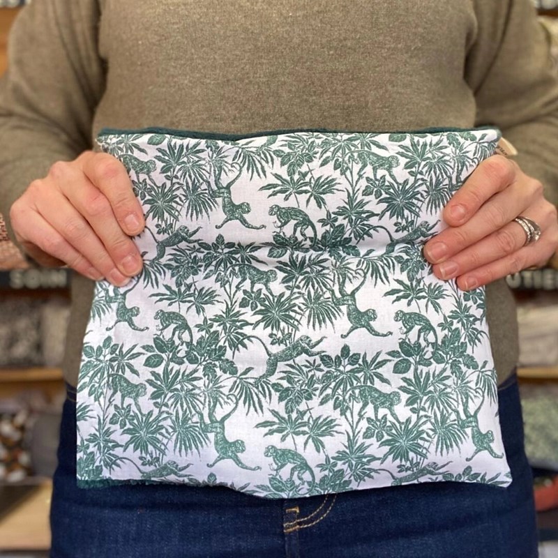 N.ère Atelier - Bouillotte soin grandes zones graine de lin emplâtre naturel chaud froid