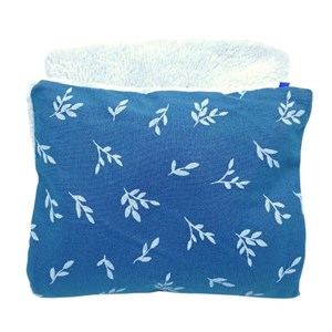 Bouillotte soin format nomade, graine de lin, pour le visage, la tête et yeux