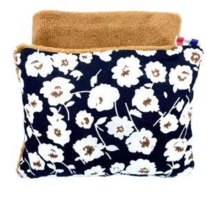 Bouillotte soin format nomade, graine de lin, pour le visage, la tête et yeux