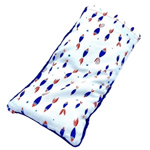 Bouillotte soin format nomade, graine de lin, pour le visage, la tête et yeux