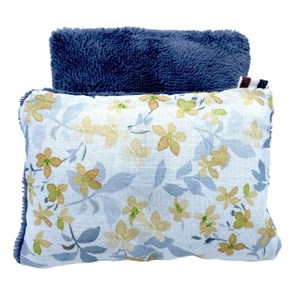 Bouillotte soin format nomade, graine de lin, pour le visage, la tête et yeux