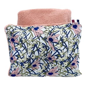 Bouillotte soin format nomade, graine de lin, pour le visage, la tête et yeux