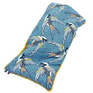 Bouillotte soin format nomade, graine de lin, pour le visage, la tête et yeux