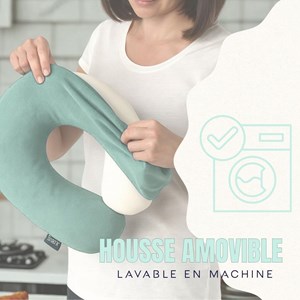 Tour de cou chauffant noyaux de cerise micro-onde - naturel, lavable