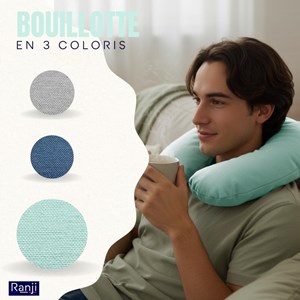 Tour de cou chauffant noyaux de cerise micro-onde - naturel, lavable