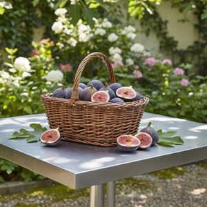 Godet - figuier pastillère (rouge de bordeaux), ficus carica