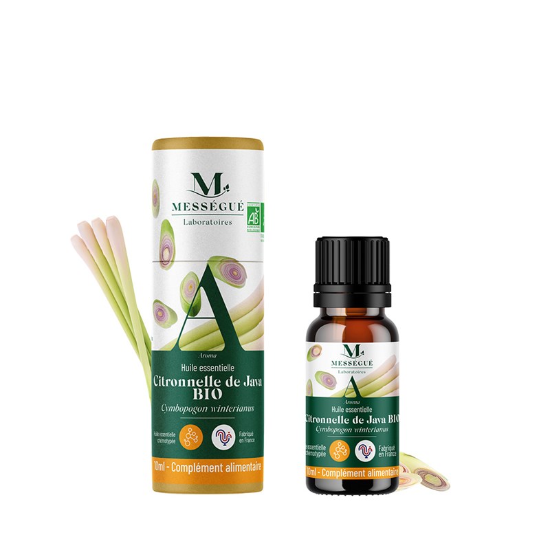 Huile essentielle citronnelle bio 10 ml