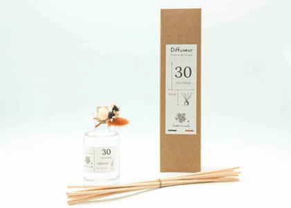 Diffuseur à bâtonnets 100ml polynésie