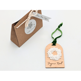 Décor en plâtre &nbsp;joyeux noël&nbsp; - senteur mon beau sapin