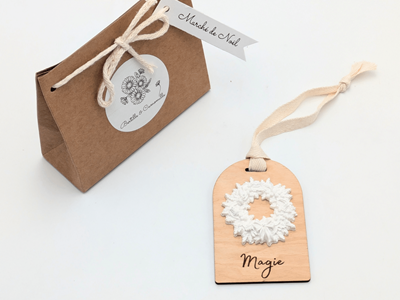 Décor en plâtre &nbsp;magie&nbsp; - marché de noël