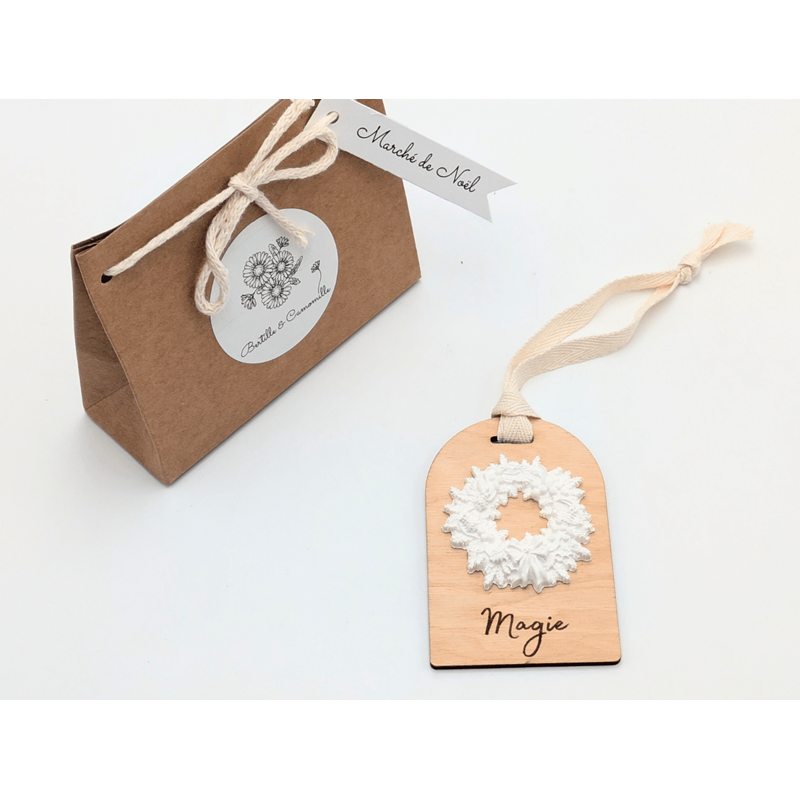 Décor en plâtre &nbsp;magie&nbsp; - marché de noël