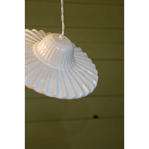 Lampe baladeuse en céramique blanche n°100