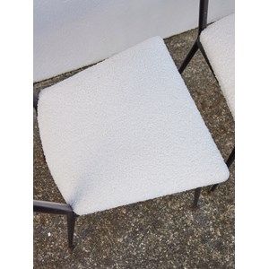 Paire de chaises en métal n°1048