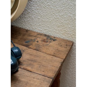 Table à manger en bois peinte n°475