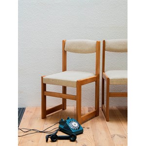 Alma, la paire de chaises en bois n°1072