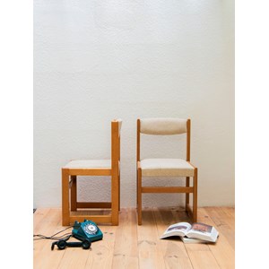 Alma, la paire de chaises en bois n°1072