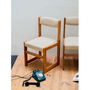 Alma, la paire de chaises en bois n°1072