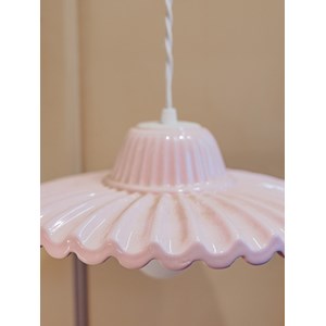 Lampe baladeuse en céramique rose n°101