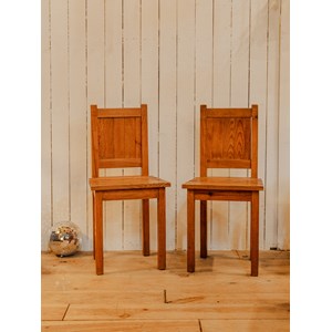 Lot de 4 chaises en bois n°800