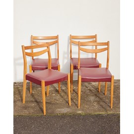 Alma, le lot de 4 chaises en bois n°1043