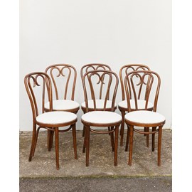 Lot de 6 chaises en bois n°784