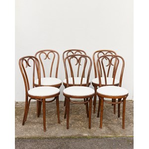 Lot de 6 chaises en bois n°784