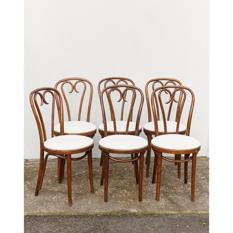 Lot de 6 chaises en bois n°784