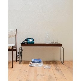 Table d'appoint en bois et métal n°699