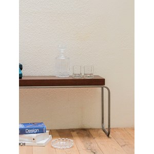 Table d'appoint en bois et métal n°699